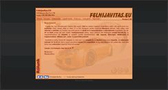 Desktop Screenshot of felnijavitas.eu